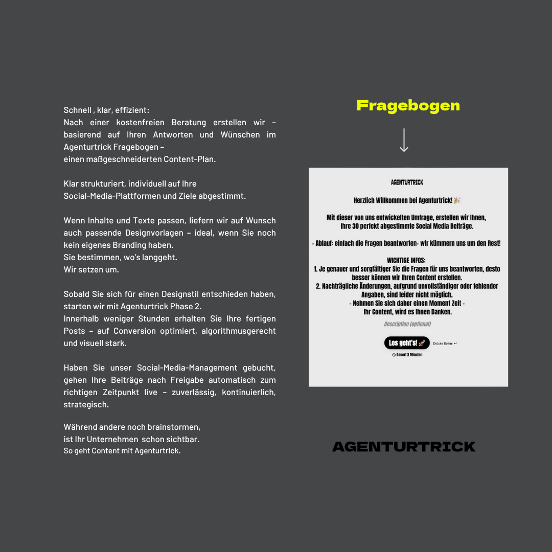 Social Media - "30 Tage Content und Management"