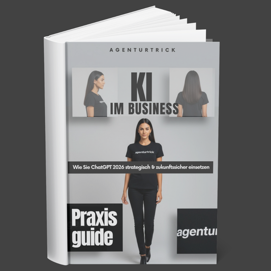 Mockup Bild des Ebook Covers KI Im Business