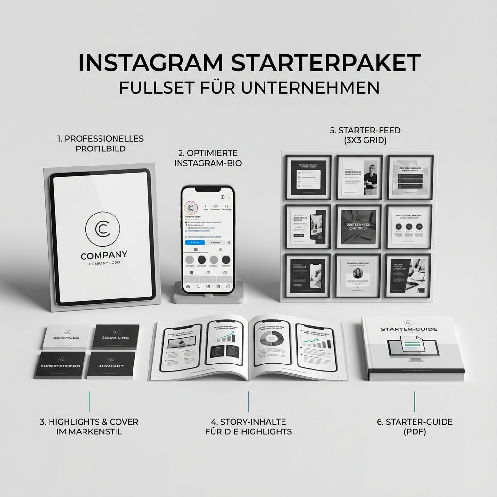 Instagram Starter-Kit – professionelles Full-Service Setup für Unternehmen von Agenturtrick