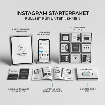Instagram Starter-Kit – professionelles Full-Service Setup für Unternehmen von Agenturtrick