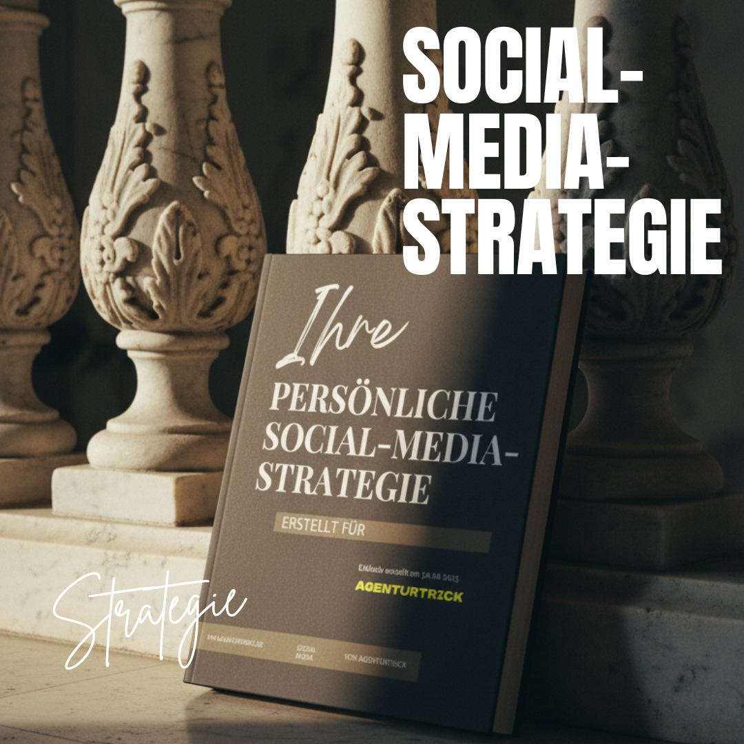 Social Media Strategie E-Book Cover – personalisiertes PDF für Einsteiger von Agenturtrick