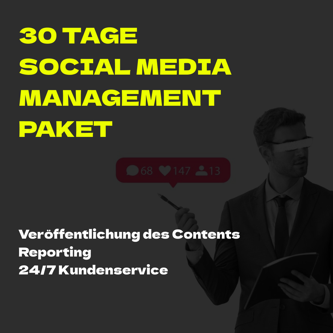 Social Media - "30 Tage Management"