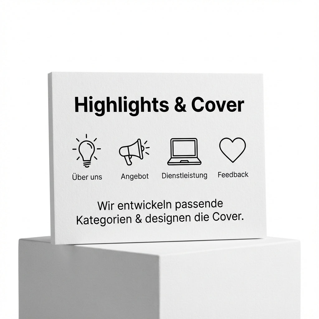 Instagram Highlights Design – professionelle Story-Highlights für Business-Profile