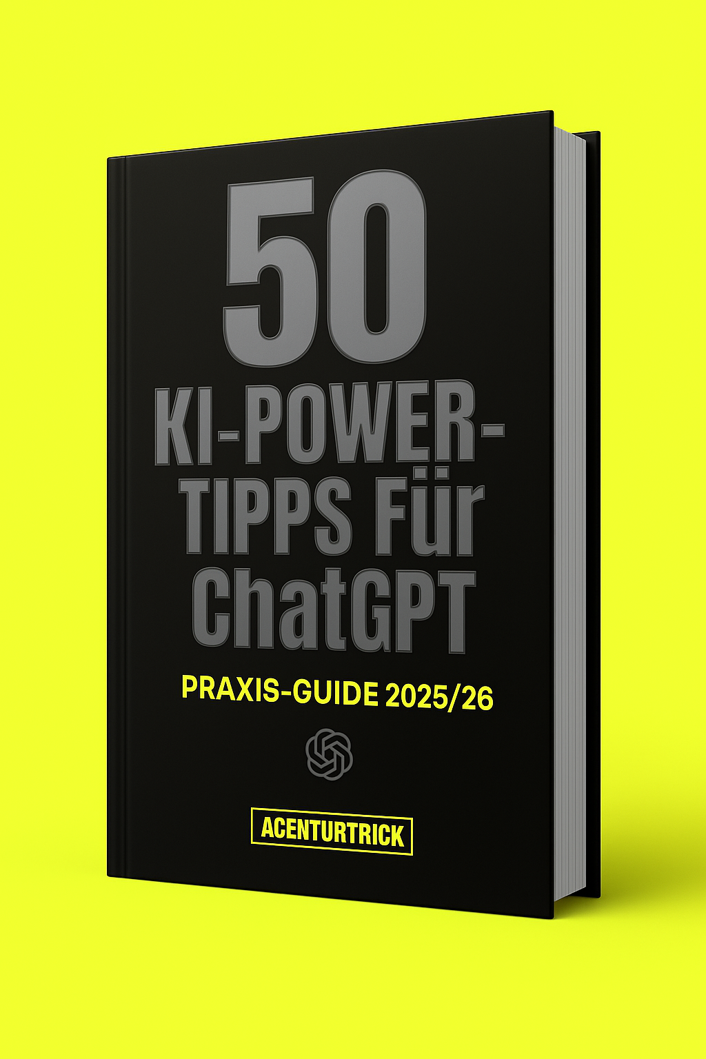 50 KI-Power-Tipps für ChatGPT – Praxis-Guide 2025/26